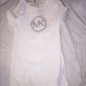 White MK shirt